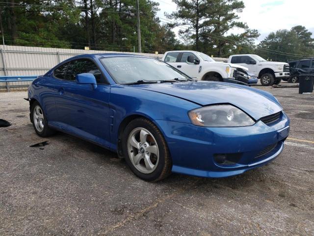 KMHHM65D95U168348 - 2005 HYUNDAI TIBURON BLUE photo 1