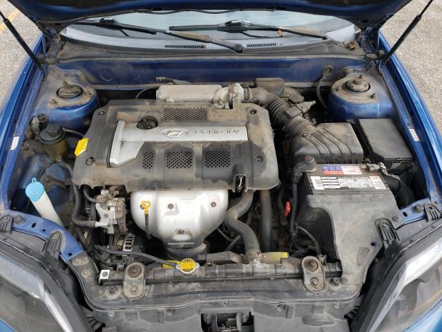 KMHHM65D95U168348 - 2005 HYUNDAI TIBURON BLUE photo 7