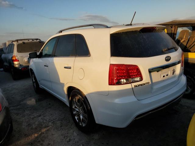 5XYKWDA27BG121393 - 2011 KIA SORENTO SX WHITE photo 3