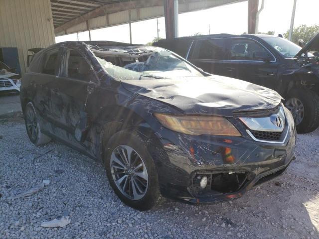 5J8TB3H72JL003431 - 2018 ACURA RDX ADVANC BLACK photo 1