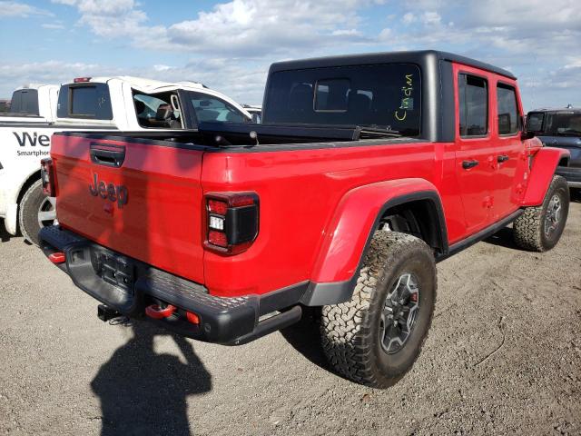 1C6JJTBG4LL103056 - 2020 JEEP GLADIATOR RED photo 4