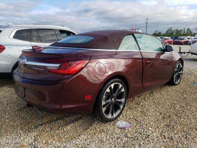 W04WH3N59KG305669 - 2019 BUICK CASCADA PR MAROON photo 3