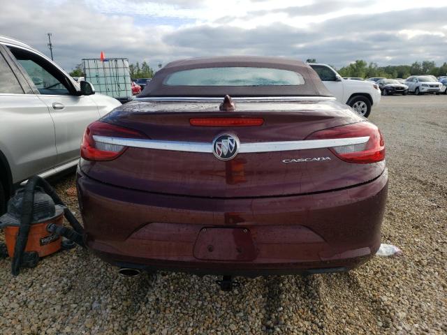 W04WH3N59KG305669 - 2019 BUICK CASCADA PR MAROON photo 6