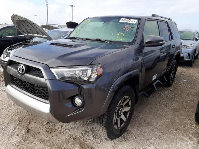 JTEBU5JRXK5638457 - 2019 TOYOTA 4RUNNER TR CHARCOAL photo 2