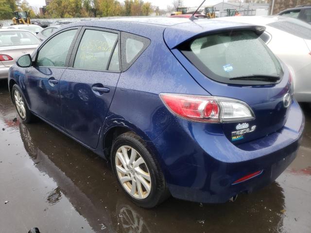 JM1BL1L81C1633418 - 2012 MAZDA MAZDA3 BLUE photo 3