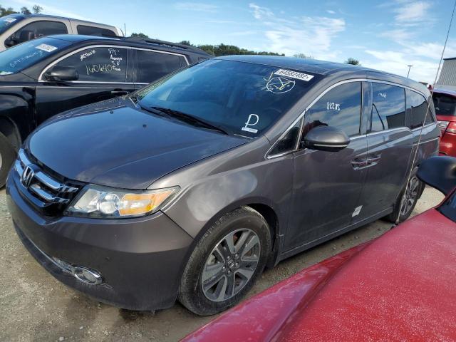 5FNRL5H93GB045752 - 2016 HONDA ODYSSEY TO GRAY photo 2