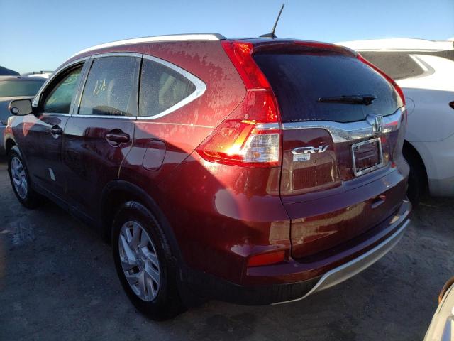 2HKRM3H71FH523294 - 2015 HONDA CR-V EXL BURGUNDY photo 3