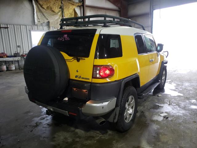 JTEBU11FX70044308 - 2007 TOYOTA FJ CRUISER YELLOW photo 4