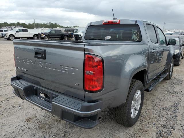 1GCGSCEA6M1201946 - 2021 CHEVROLET COLORADO L GRAY photo 4