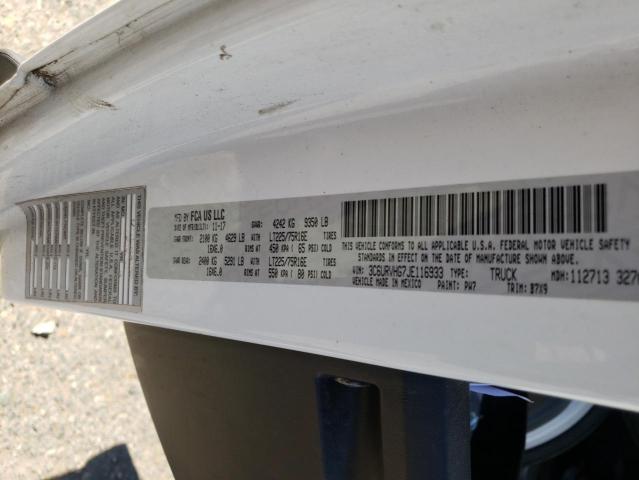 3C6URVHG7JE116933 - 2018 RAM PROMASTER WHITE photo 10
