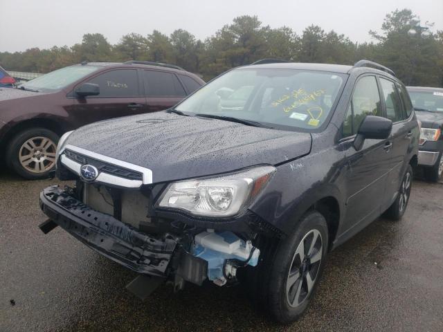 JF2SJABCXJH516275 - 2018 SUBARU FORESTER 2 GRAY photo 2