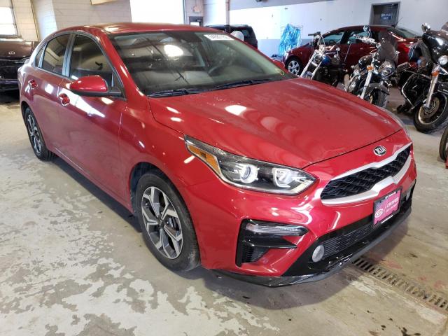 3KPF24AD6KE126158 - 2019 KIA FORTE FE RED photo 1