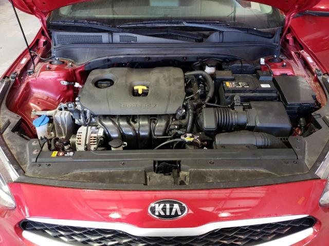 3KPF24AD6KE126158 - 2019 KIA FORTE FE RED photo 7