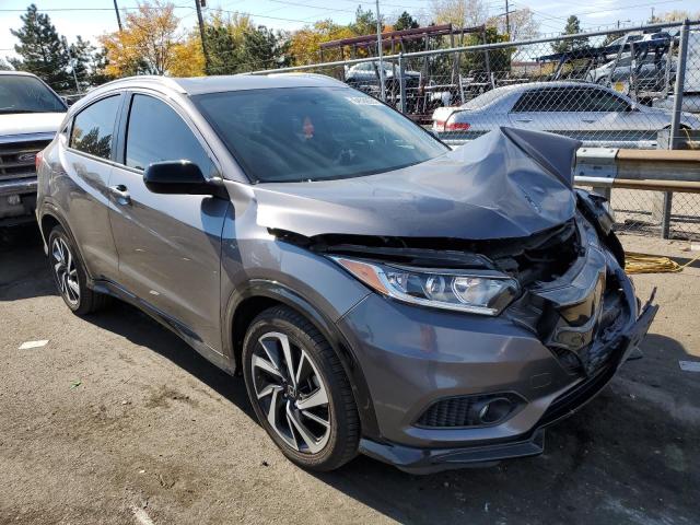 3CZRU6H19KG702158 - 2019 HONDA HR-V SPORT GRAY photo 1