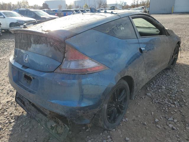 JHMZF1C47DS001505 - 2013 HONDA CR-Z BLUE photo 4