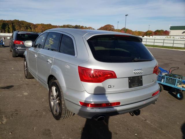 WA1LMAFE4DD015460 - 2013 AUDI Q7 PREMIUM SILVER photo 3