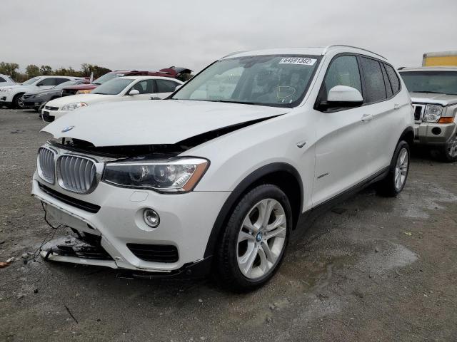 5UXWX7C58H0S19157 - 2017 BMW X3 XDRIVE3 WHITE photo 2