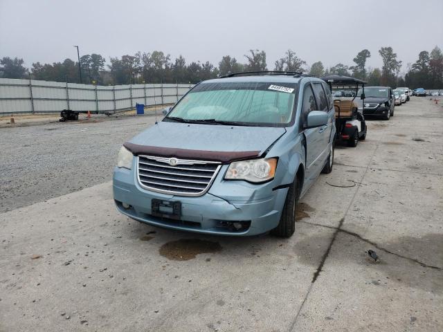 2A4RR8D12AR414767 - 2010 CHRYSLER TOWN & COU BLUE photo 2