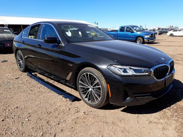 WBA13AG00NCK54530 - 2022 BMW 530E BLACK photo 4