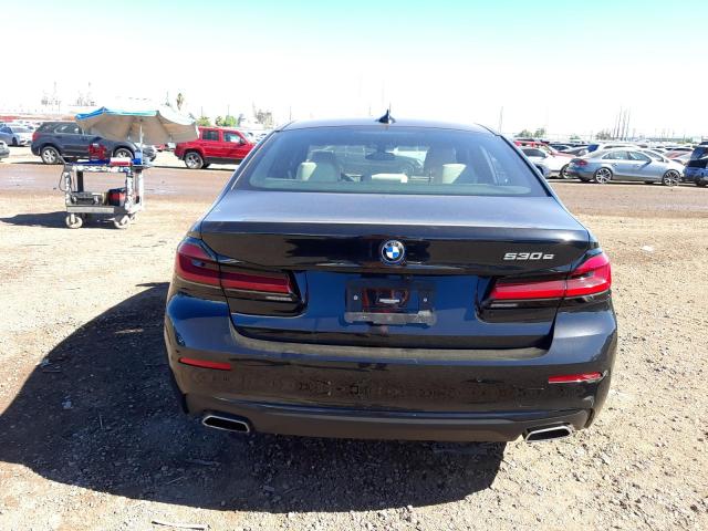 WBA13AG00NCK54530 - 2022 BMW 530E BLACK photo 6