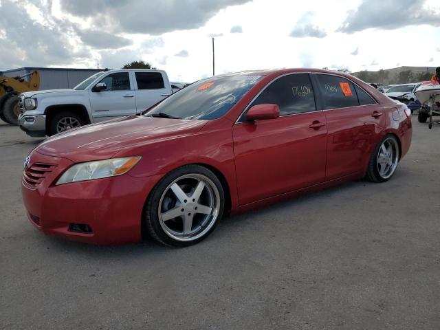 JTNBE46K273032544 - 2007 TOYOTA CAMRY CE RED photo 1