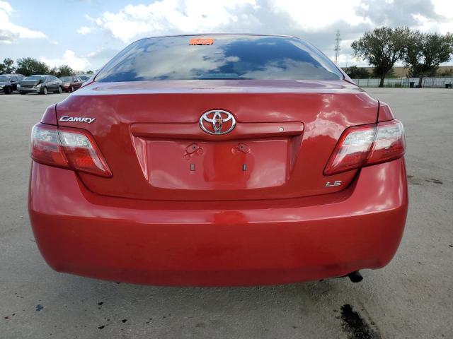 JTNBE46K273032544 - 2007 TOYOTA CAMRY CE RED photo 6