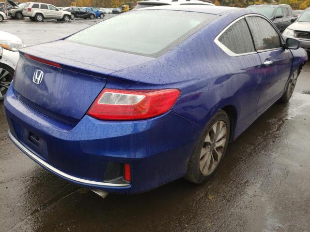 1HGCT1B33EA015967 - 2014 HONDA ACCORD LX- BLUE photo 4