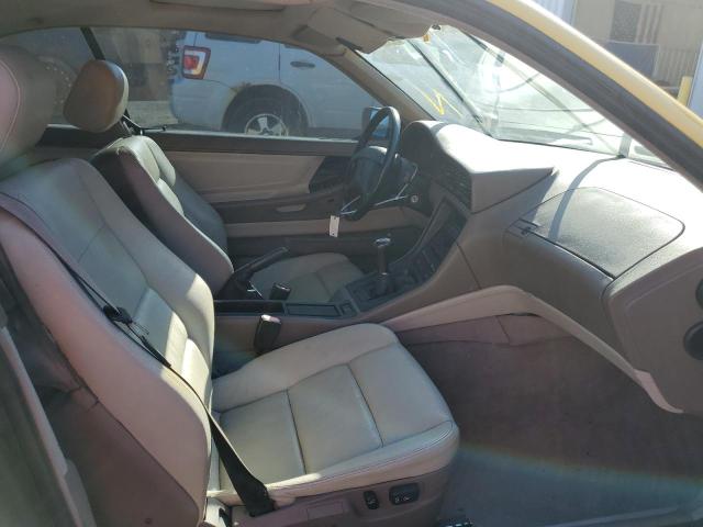 WBAEG1317NCB42539 - 1992 BMW 850I Amarillo foto 5