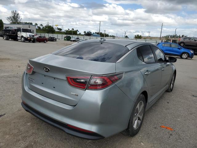 KNAGM4AD2F5091003 - 2015 KIA OPTIMA HYB SILVER photo 4