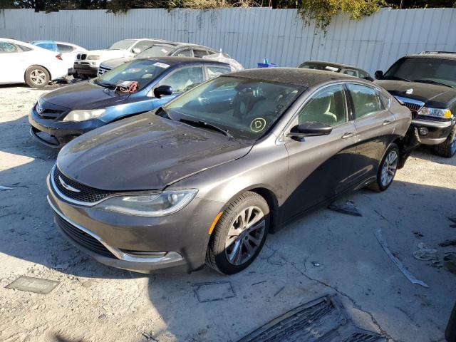 1C3CCCAB8FN577025 - 2015 CHRYSLER 200 LIMITE GRAY photo 2