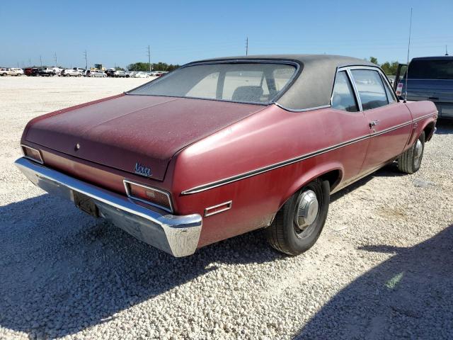 113270W157989 - 1970 CHEVROLET NOVA MAROON photo 4