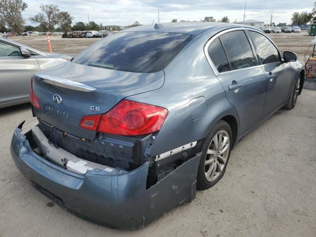 JNKBV61E38M201188 - 2008 INFINITI G35 GRAY photo 4