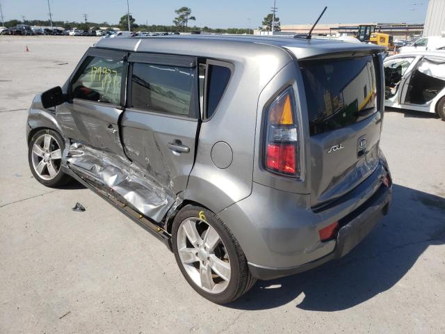 KNDJT2A26B7227761 - 2011 KIA SOUL GRAY photo 3