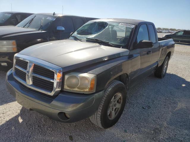 1D7HE42K17S227406 - 2007 DODGE DAKOTA SLT CHARCOAL photo 2