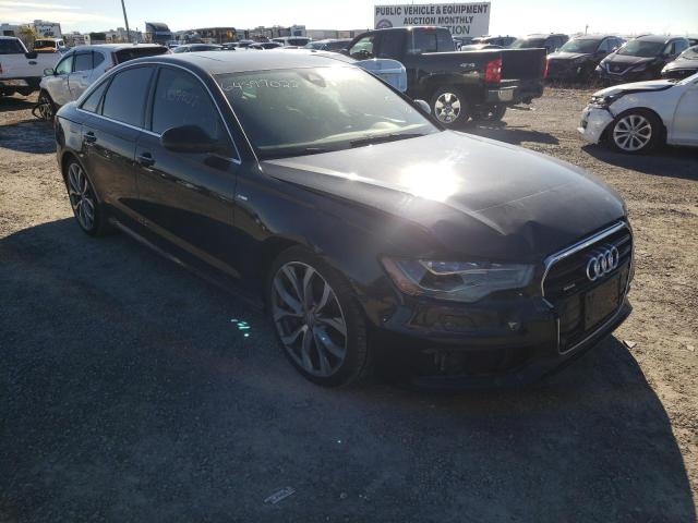 WAUJGDFC9EN067292 - 2014 AUDI A6 BLACK photo 1