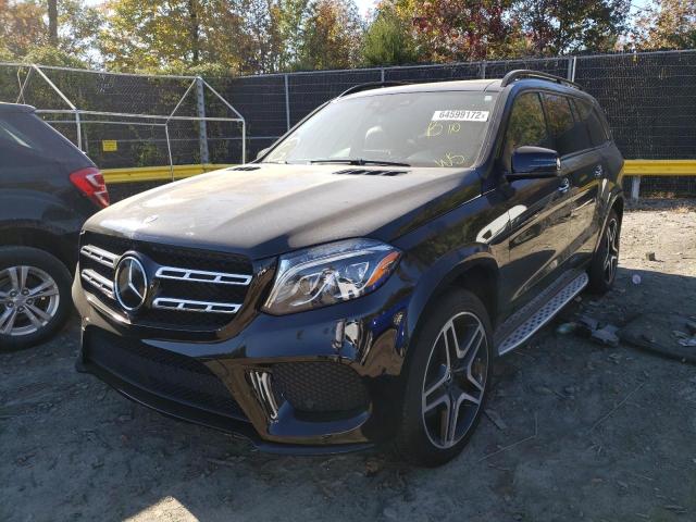 4JGDF7DE9JB002491 - 2018 MERCEDES-BENZ GLS 550 4M BLACK photo 2