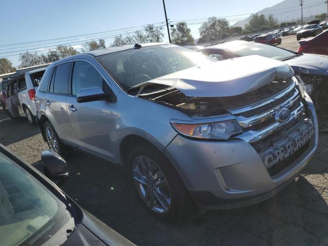 2FMDK3JC3EBB39885 - 2014 FORD EDGE SEL SILVER photo 1