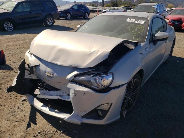 JF1ZNAA19D2728700 - 2013 TOYOTA SCION FR-S SILVER photo 2