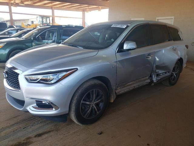 5N1DL0MN6KC555384 - 2019 INFINITI QX60 LUXE SILVER photo 2