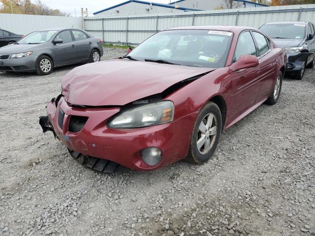 2G2WP552981157396 - 2008 PONTIAC GRAND PRIX ბურგუნდია ფოტო 2