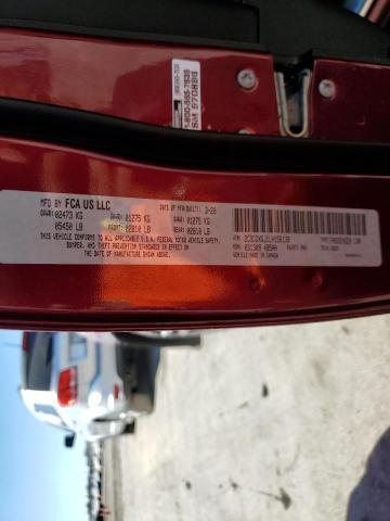 2C3CDXGJ1LH156139 - 2020 DODGE CHARGER SC RED photo 10