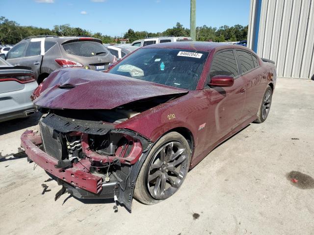 2C3CDXGJ1LH156139 - 2020 DODGE CHARGER SC RED photo 2