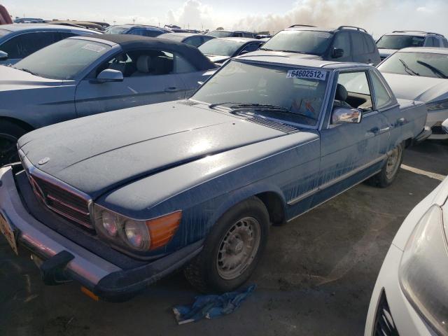 B10704412064541 - 1980 MERCEDES-BENZ 450 SL BLUE photo 2