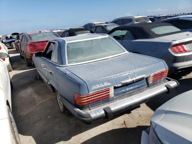 B10704412064541 - 1980 MERCEDES-BENZ 450 SL BLUE photo 3