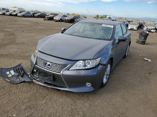 JTHBW1GGXE2066467 - 2014 LEXUS ES 300H GRAY photo 2