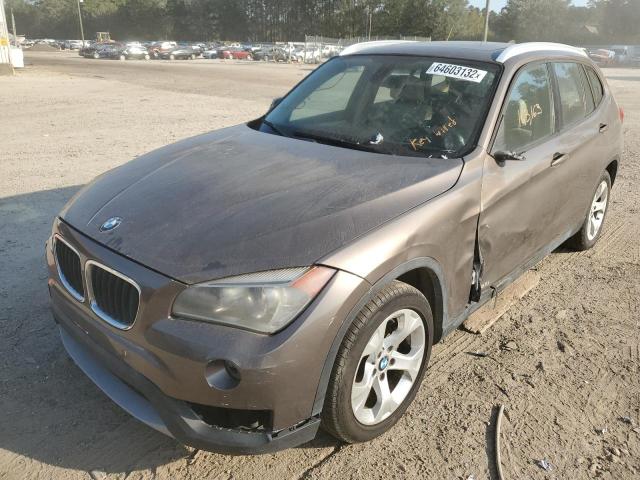 WBAVM1C53EVW54277 - 2014 BMW X1 SDRIVE2 BROWN photo 2