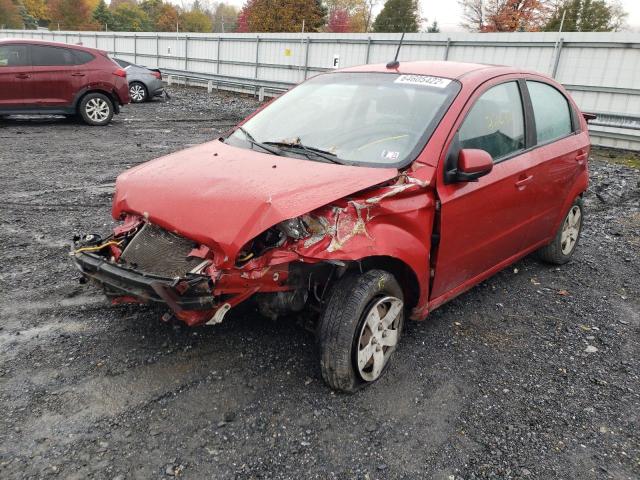 KL1TD56E59B627903 - 2009 CHEVROLET AVEO LS 红色 照片 2