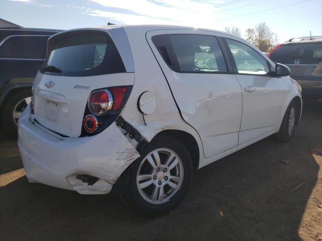 1G1JB6SH8C4199616 - 2012 CHEVROLET SONIC LS WHITE photo 4