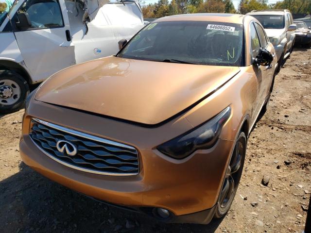 JN8AS1MU0AM801740 - 2010 INFINITI FX35 ORANGE photo 2