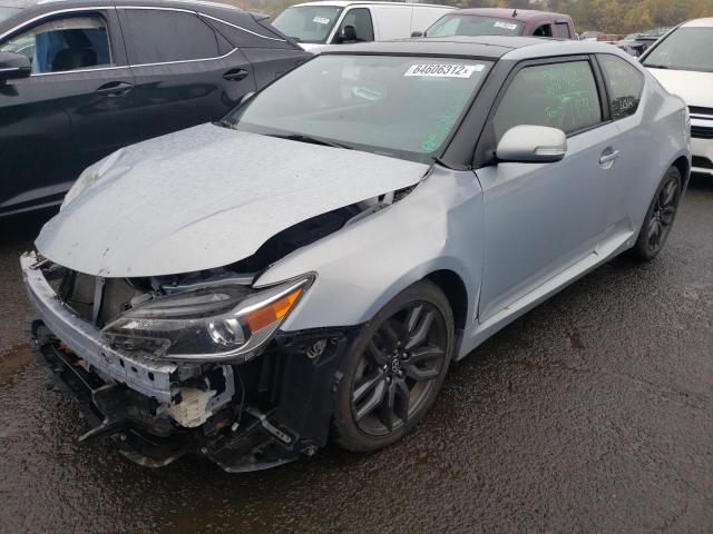 JTKJF5C76E3069864 - 2014 TOYOTA SCION TC Бірюзовий фото 2